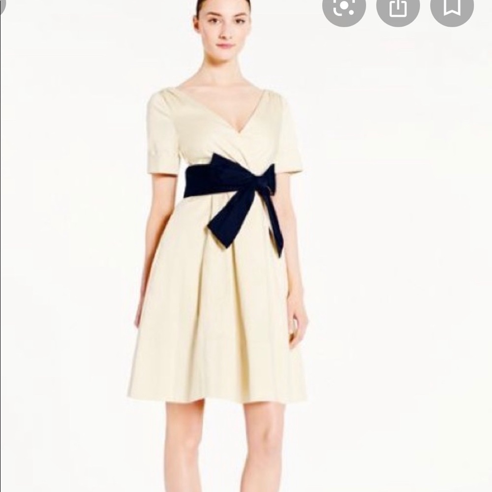 Kate Spade tan and black dress